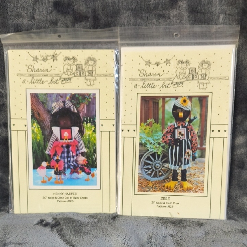 Craft Doll Patterns - Henny Harper & Zekie 1994